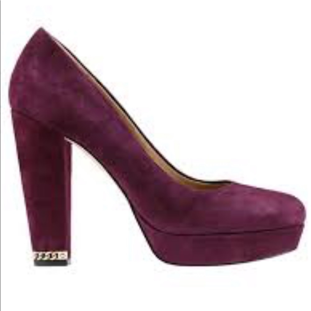 Michael Kors burgundy heels